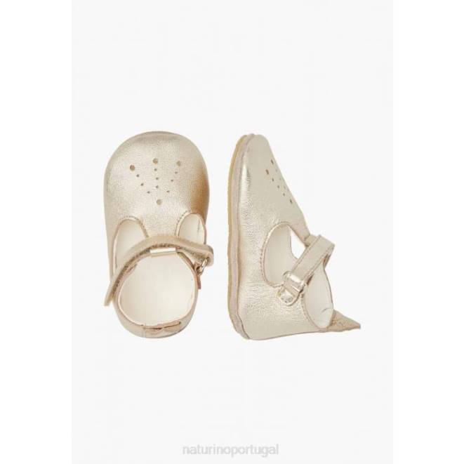 bebê Naturino platina mup sapatos de berço semi-aberto HTF815