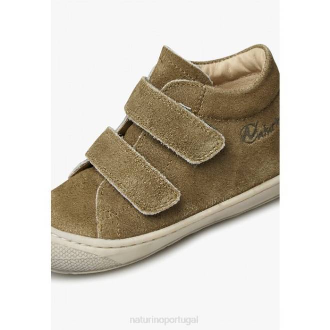 crianças Naturino Exército verde casulo vl sapatos primeiros passos em camurça délavé HTF8330