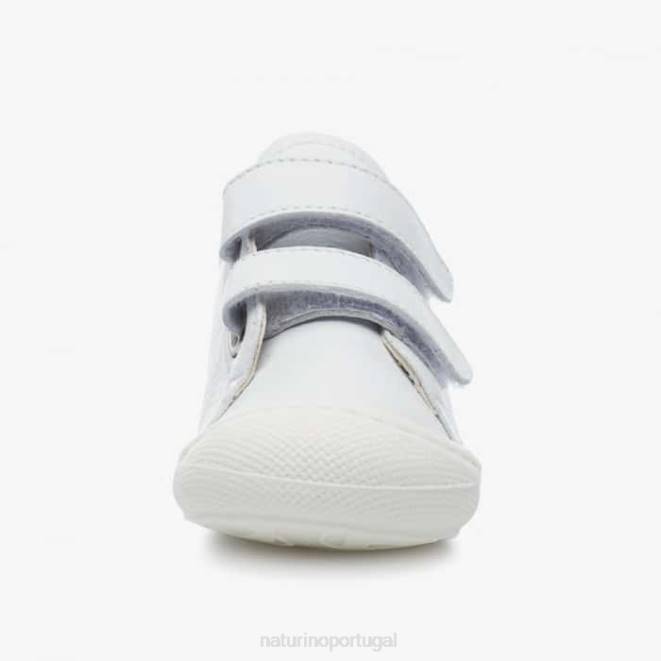 crianças Naturino branco gêmeos bebê vl sapatos primeiros passos HTF8600