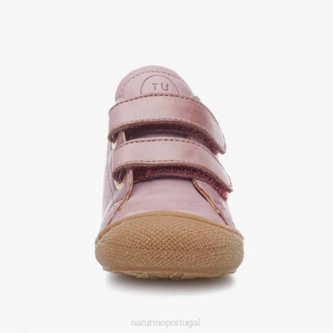 crianças Naturino rosa gêmeos bebê vl sapatos primeiros passos HTF8599