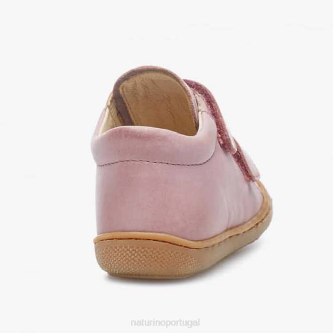 crianças Naturino rosa gêmeos bebê vl sapatos primeiros passos HTF8599