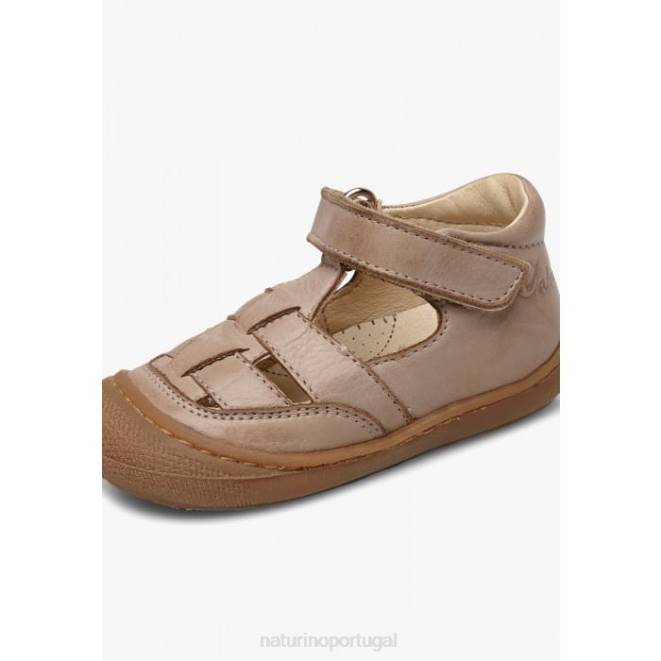 crianças Naturino bege chumaço sandálias de primeiro passo HTF8565