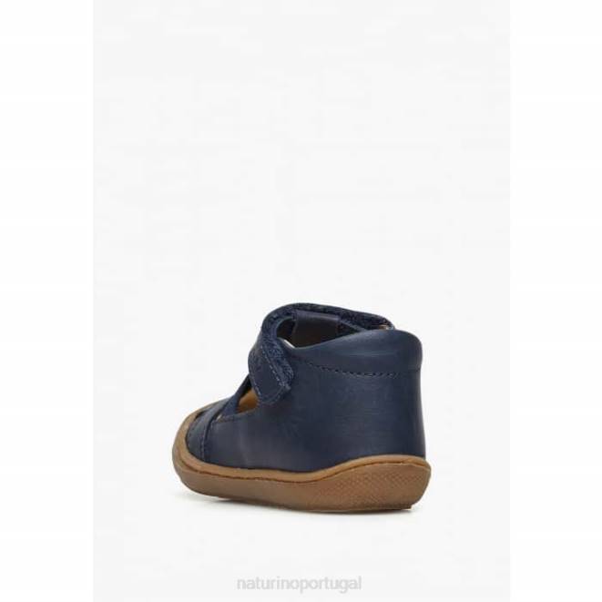 crianças Naturino marinha langen sandálias semi-fechadas com inserção elástica HTF8597