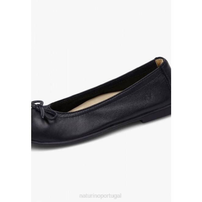 crianças Naturino azul margot sapatilhas de balé com arco HTF8533