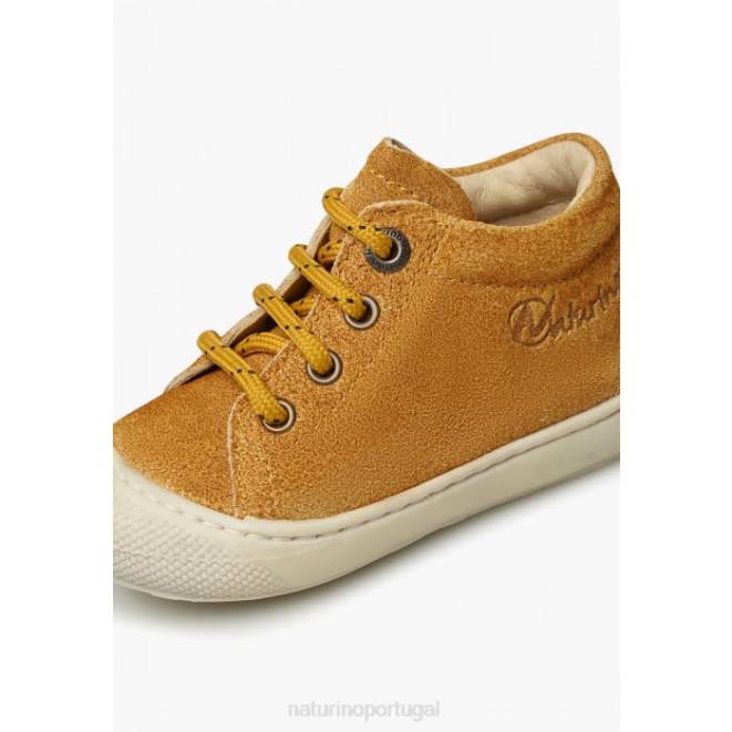 crianças Naturino abóbora casulo sapatos de primeiros passos de camurça HTF8153