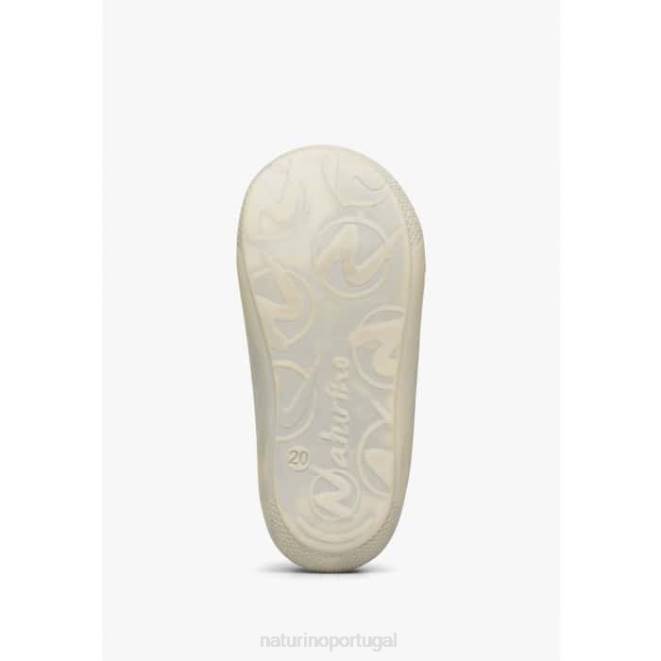 crianças Naturino céu azul casulo vl sapatos de primeiros passos de couro HTF8159