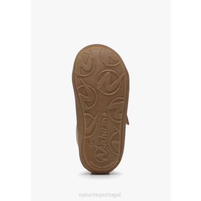 crianças Naturino pó rosa casulo vl sapatos primeiros passos em couro napa HTF859