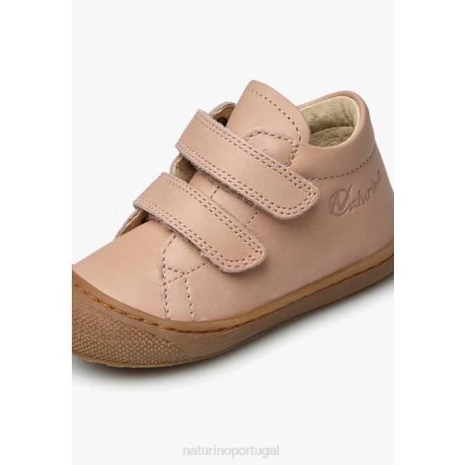 crianças Naturino pó rosa casulo vl sapatos primeiros passos em couro napa HTF859
