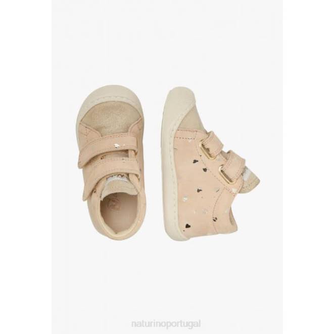 crianças Naturino platina casulo vl sapatos de primeiros passos de camurça HTF8147