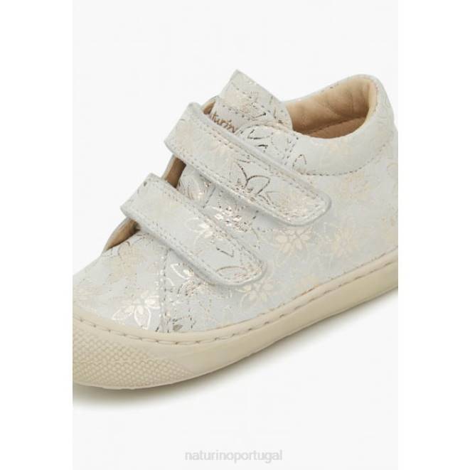 crianças Naturino platina casulo vl sapatos de primeiros passos de camurça HTF872