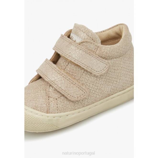 crianças Naturino platina casulo vl sapatos de primeiros passos de camurça HTF888
