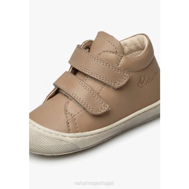 crianças Naturino pomba cinza casulo vl sapatos primeiros passos em couro napa HTF8184