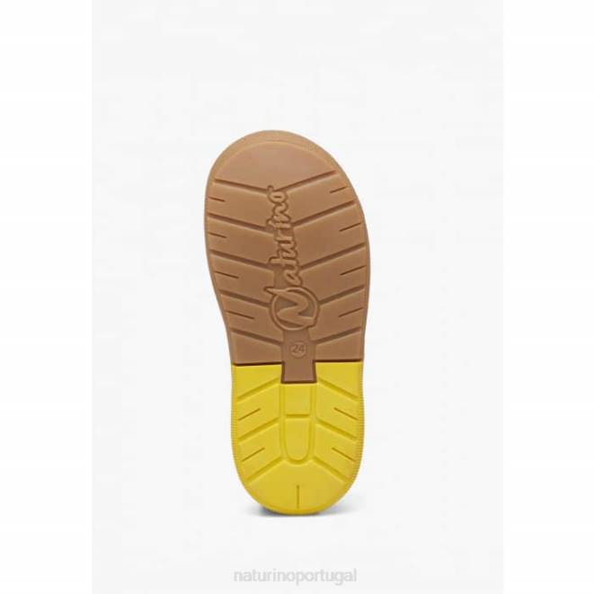 crianças Naturino azul claro gabby vc sapatos primeiros passos em couro napa HTF8436