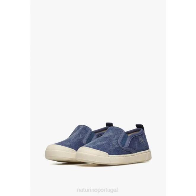 crianças Naturino azul hentor tênis de tecido HTF8393