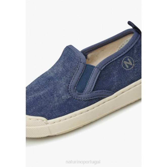 crianças Naturino azul hentor tênis de tecido HTF8393
