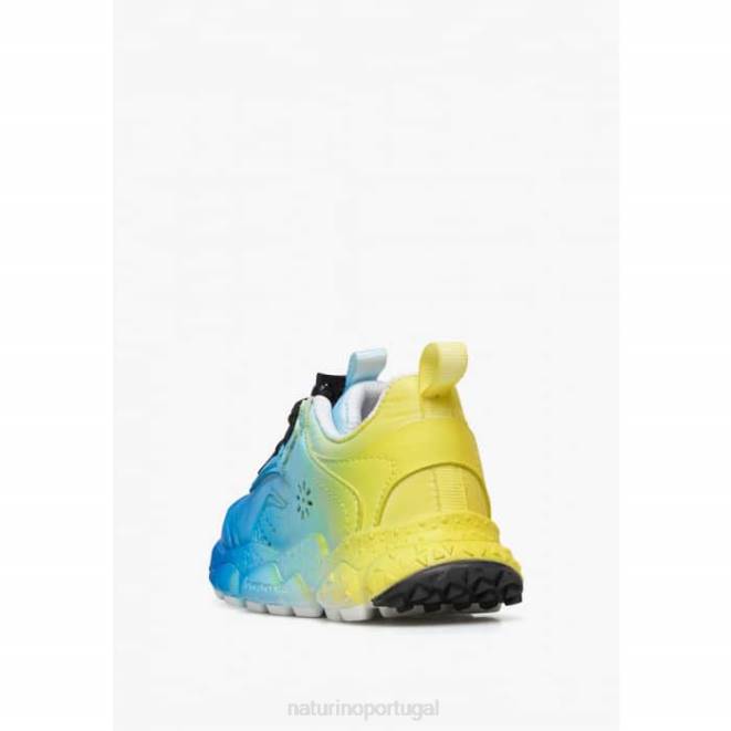 crianças Naturino céu azul azul doi júnior. tênis eco couro e tecido HTF839