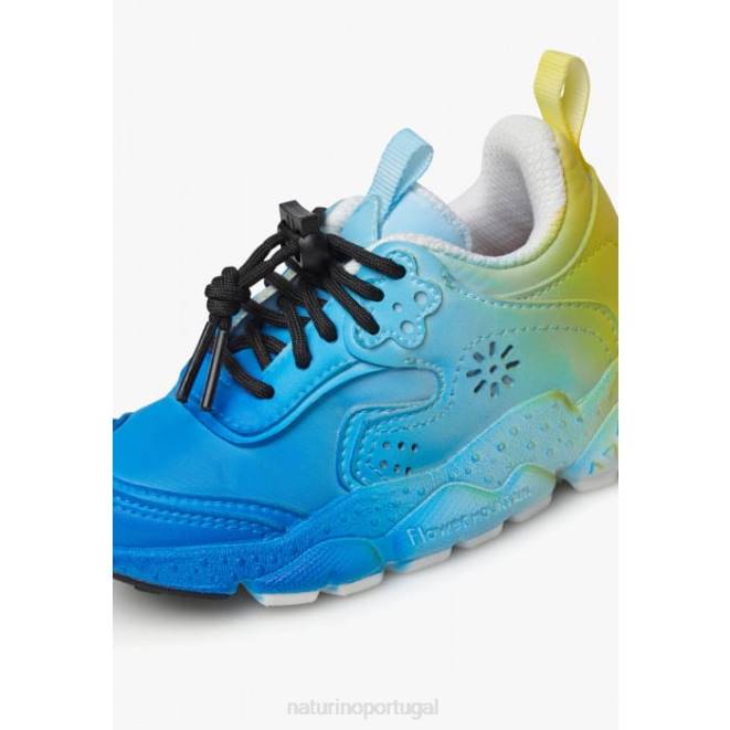 crianças Naturino céu azul azul doi júnior. tênis eco couro e tecido HTF839