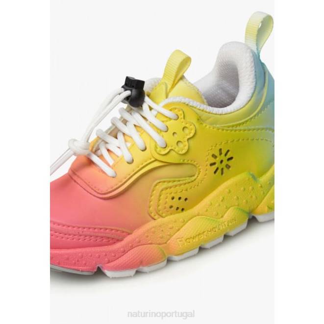 crianças Naturino fúcsia doi júnior. tênis eco couro e tecido HTF840