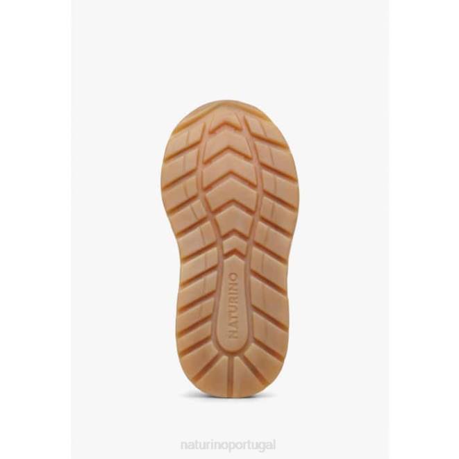 crianças Naturino pomba cinza-azul evon vl tênis camurça e tecido HTF8448