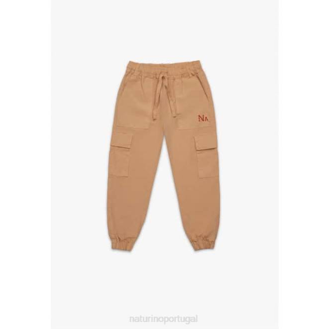 crianças Naturino bege josias calças cargo HTF8608