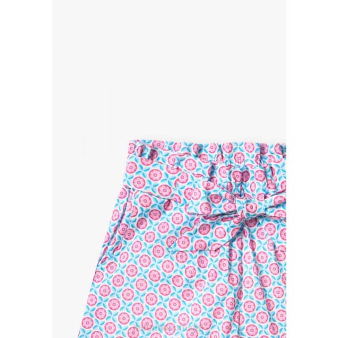 crianças Naturino céu azul/rosa seki bermuda com laço HTF8612