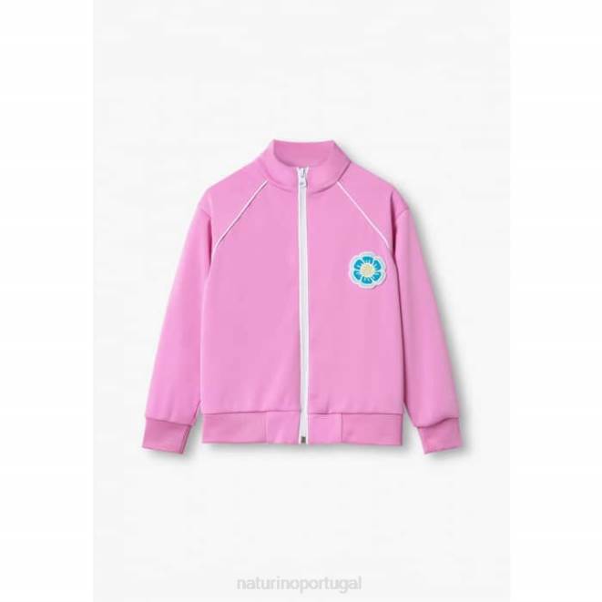 crianças Naturino lilás amelie moletom de algodão HTF8605