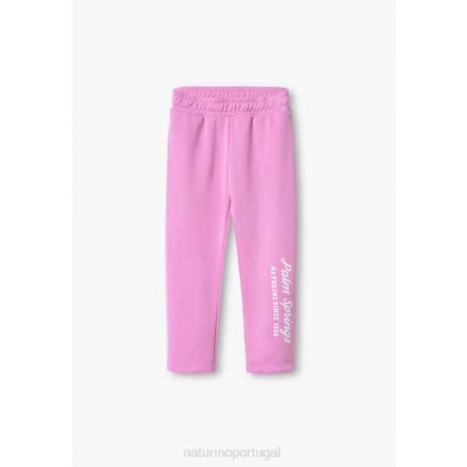 crianças Naturino lilás gwen calças de algodão HTF8610