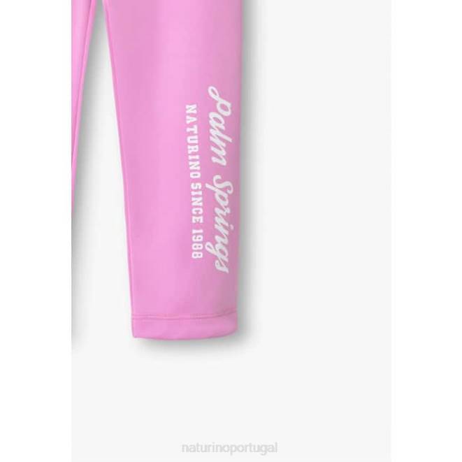 crianças Naturino lilás gwen calças de algodão HTF8610